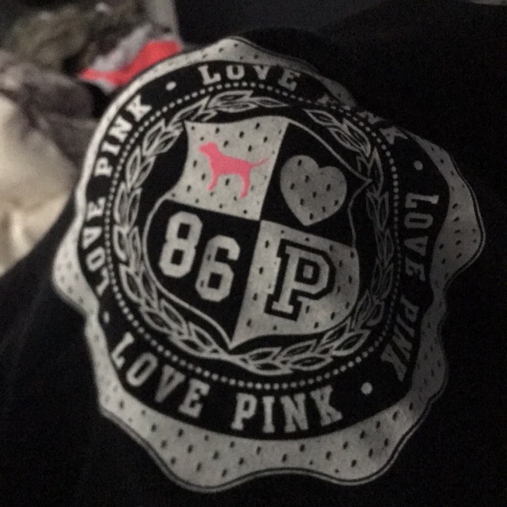 black victoria secret sweat pants